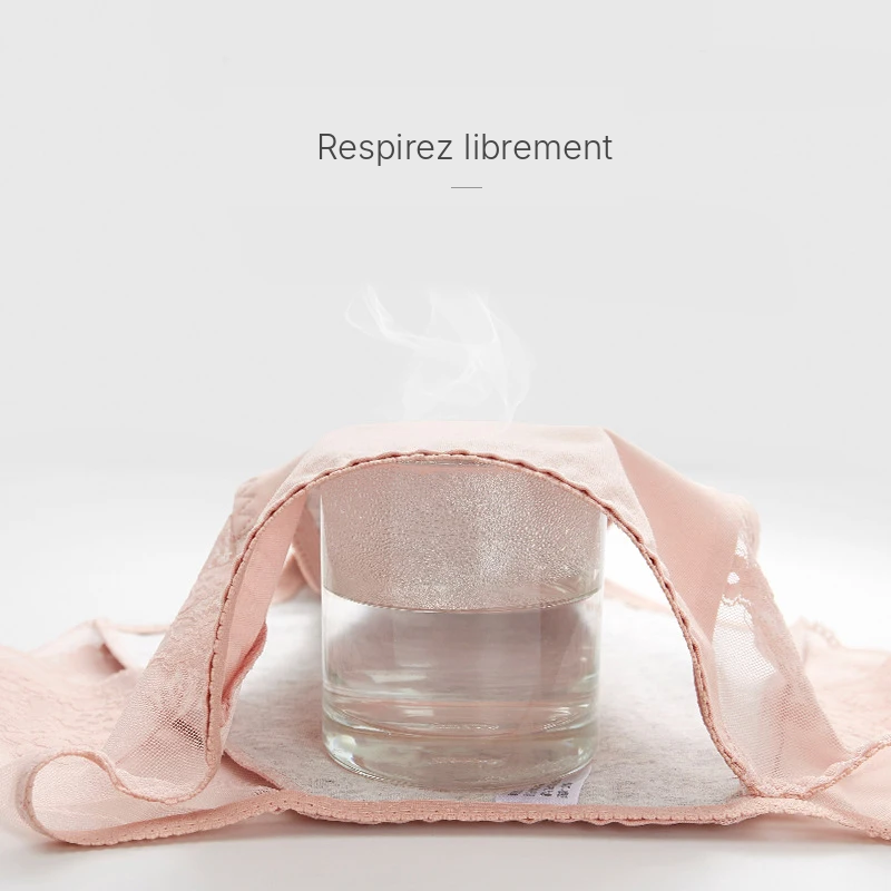 Culotte de règles en coton et dentelle florale – À porter avec une serviette